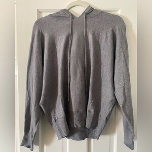 Grey hooded sweater